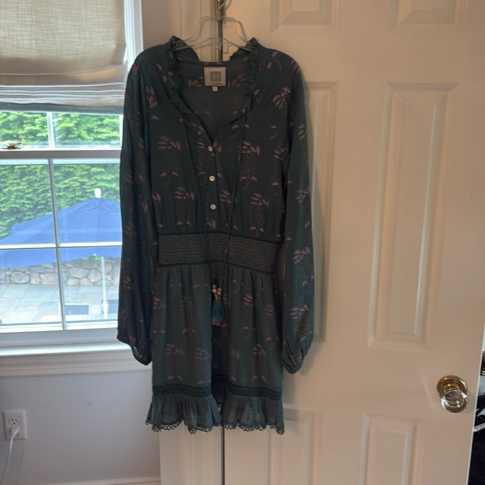 BELL by Alicia Bell mini block print dress